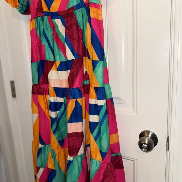 Flying Tomato Yellow and Red Sleeveless Maxi Dress - Picture 10 of 14